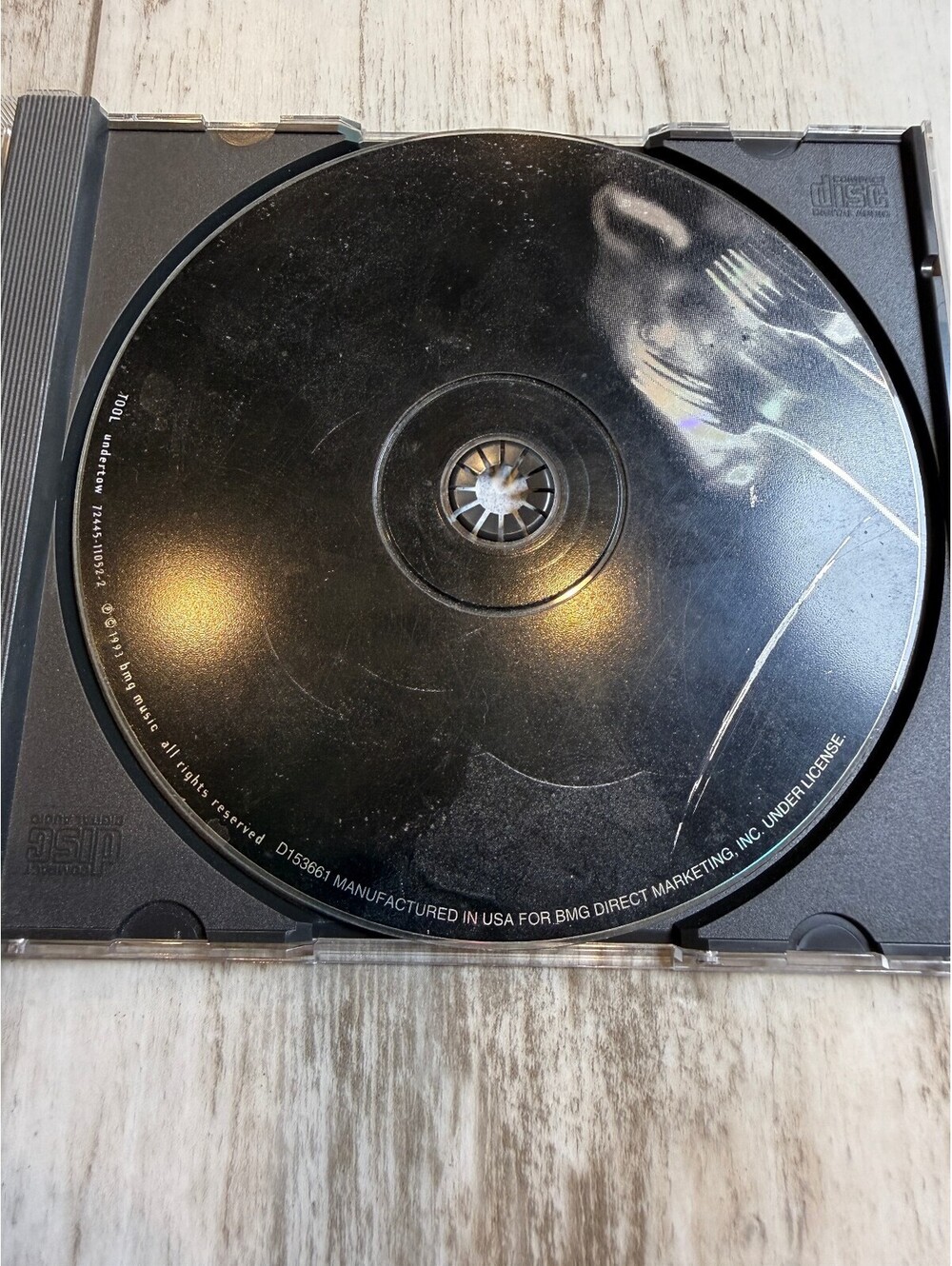 Tool Undertow CD 1993 BMG Direct D153661 Alternative Metal